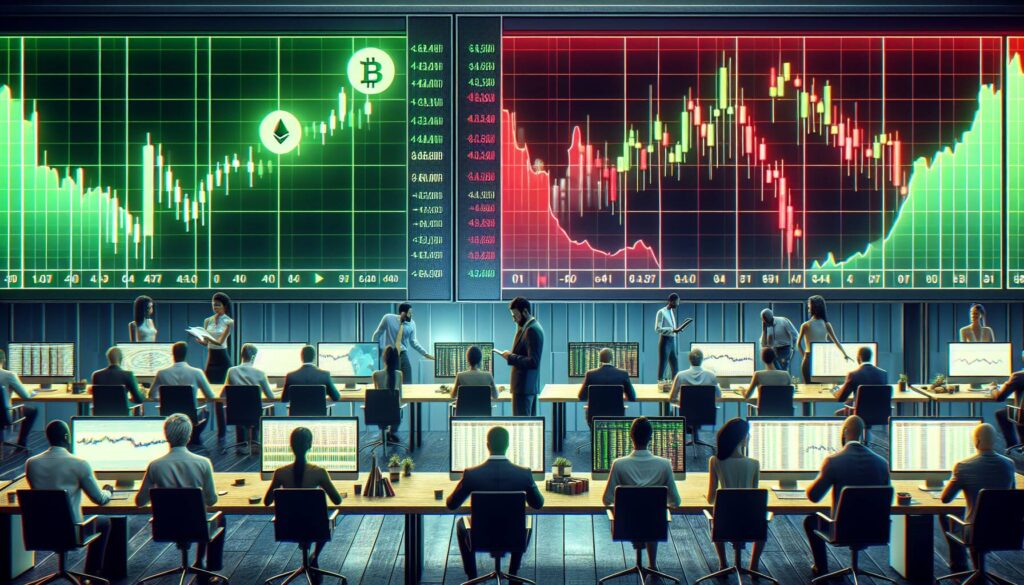 Market dynamics shift with crypto gains and oil declines