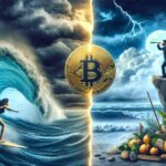 Market volatility and contrasting investor strategies in cryptocurrency