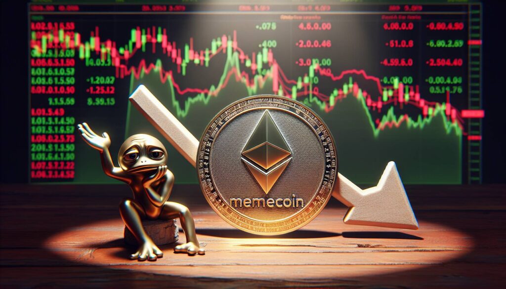 Pepe memecoin faces downturn amid investor indecision