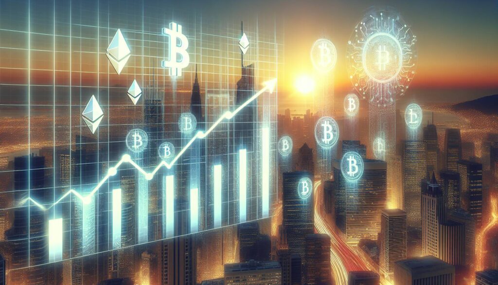 Rally in the cryptocurrency market boosts major coins and DeFi growth
