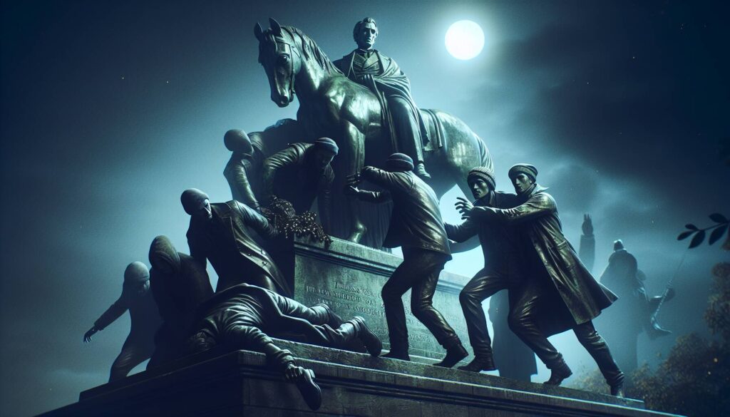 Satoshi Nakamoto statue's theft and recovery drama