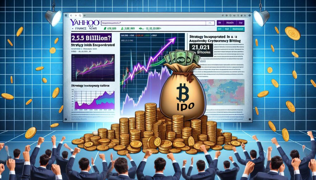 Strategy Incorporated (MSTR) Raises $2.5B in IPO, Acquires 21,021 Bitcoins - Yahoo Finance