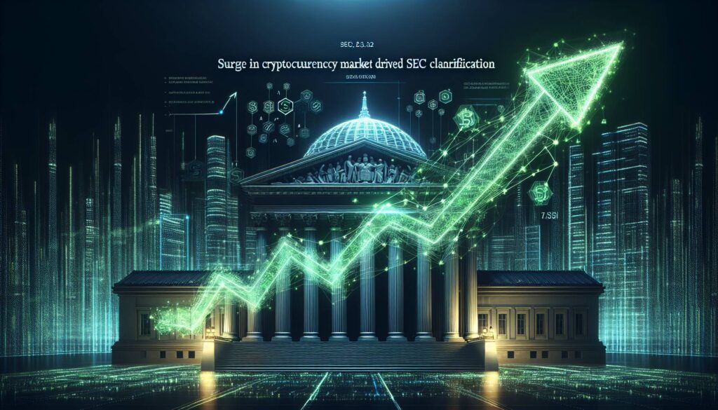 Surge in cryptocurrency market driven by SEC clarification