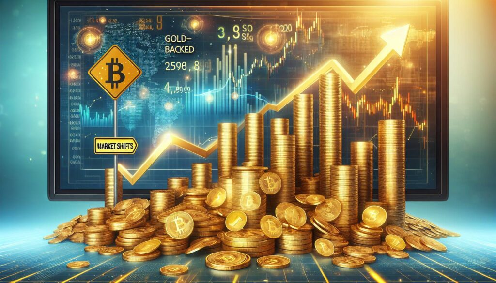 Surge in gold-backed cryptocurrencies amid market shifts