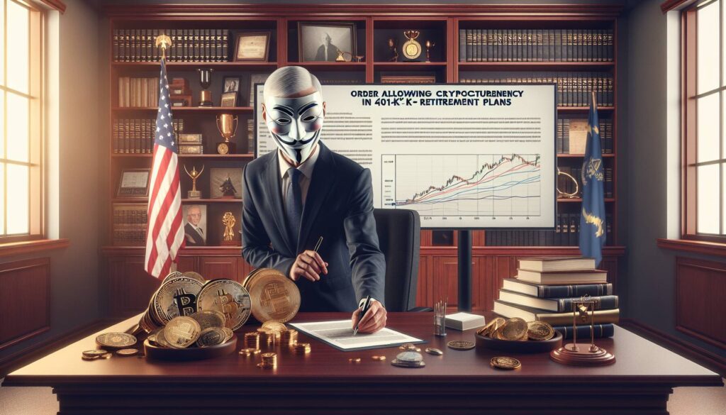 Trump signs order allowing crypto in 401(k) retirement plans