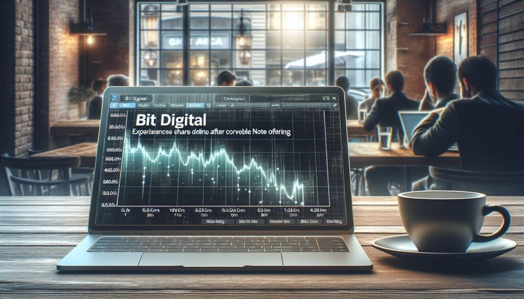 Bit Digital experiences share decline after convertible note offering