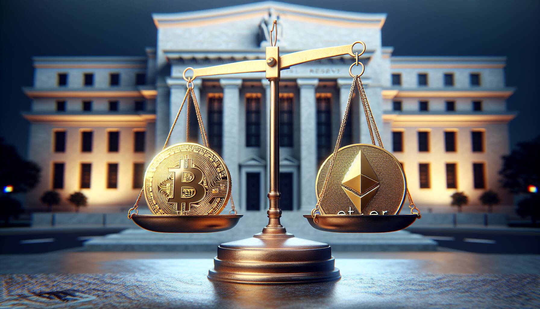 Bitcoin and Ether sentiment shifts ahead of Fed decision