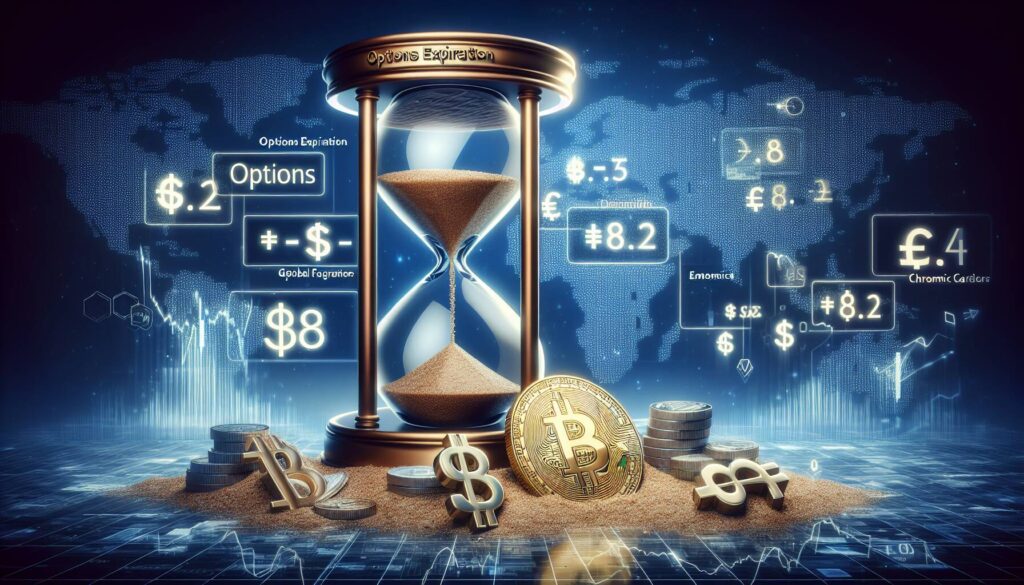 Bitcoin faces challenges amid options expiration and economic factors