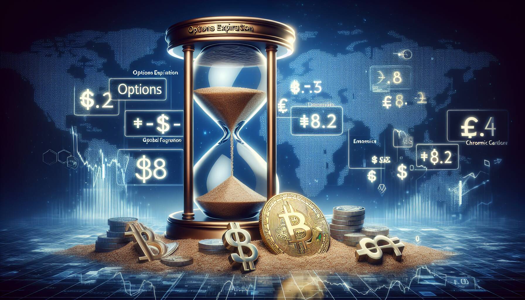 Bitcoin faces challenges amid options expiration and economic factors