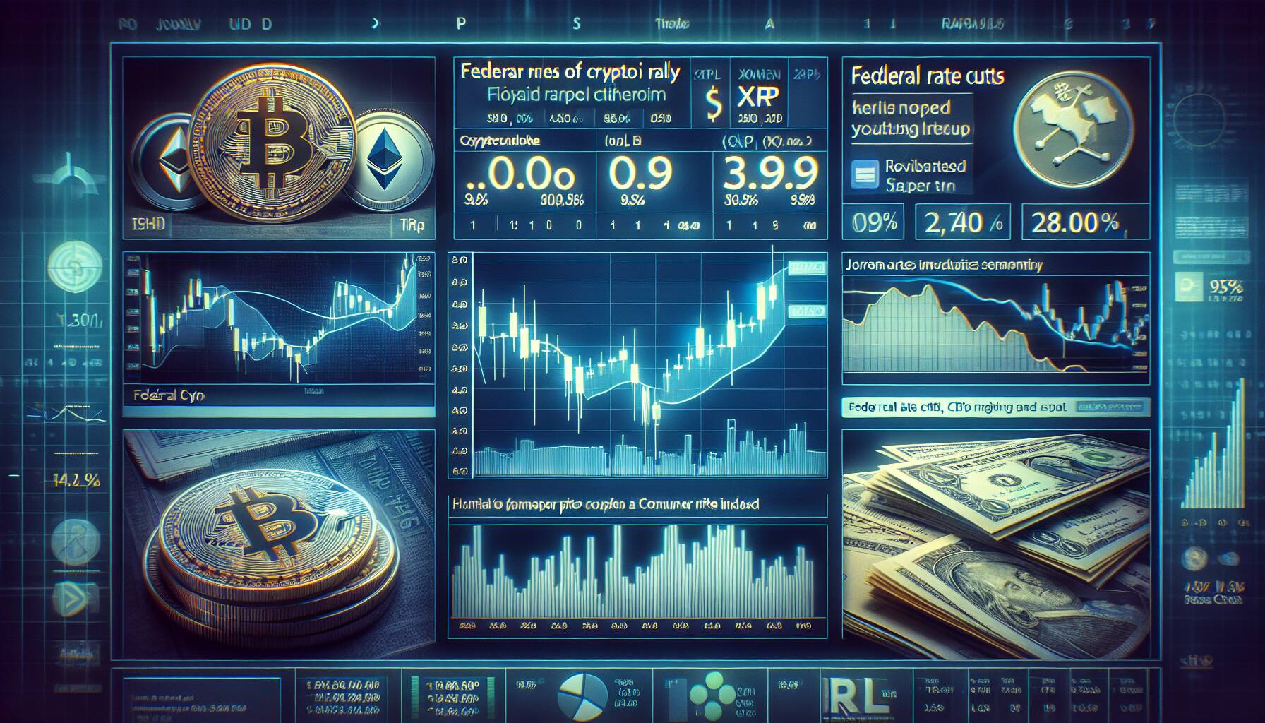 Bitcoin XRP Ethereum prices slip as crypto rally stalls Fed rate cuts in focus after CPI report