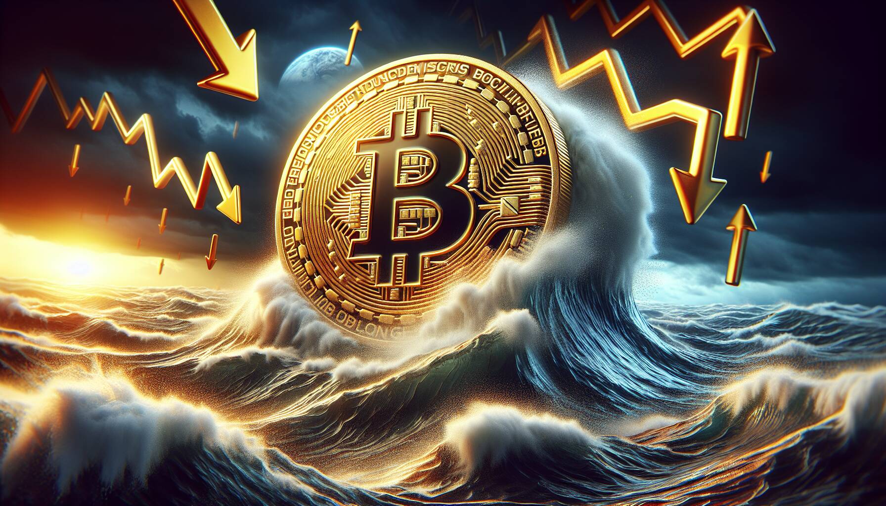 Bitcoin's battle for stability amid market fluctuations