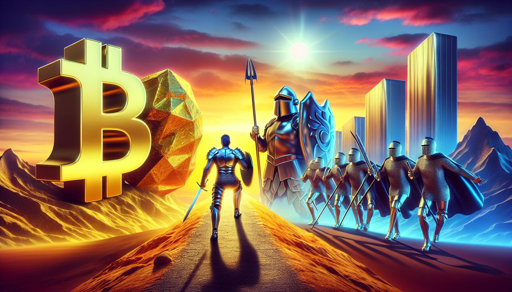 Bitcoin's struggle against gold and U.S. stocks