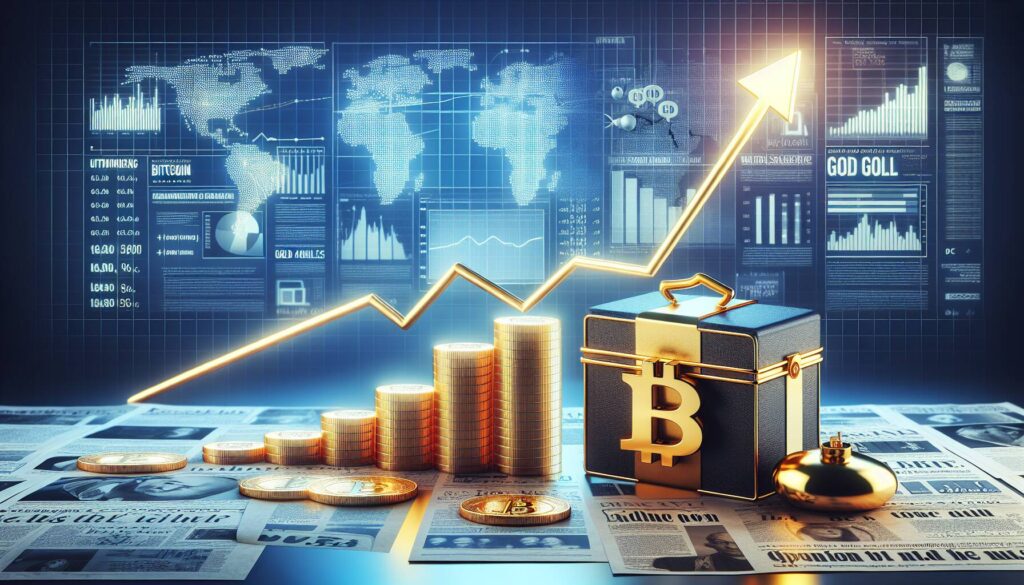 Bitcoin's upward trend and gold's liquidity debate