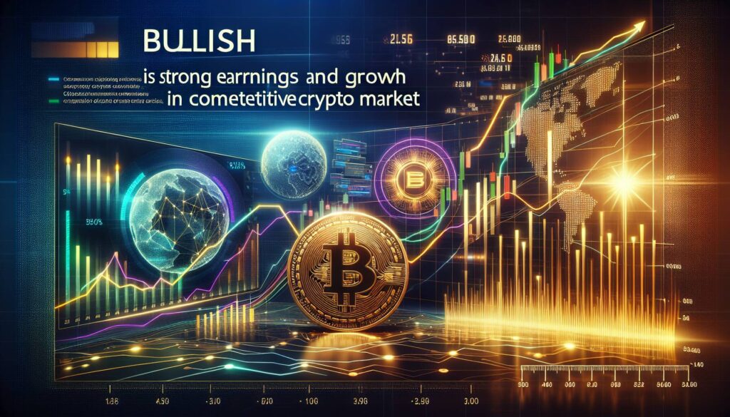 Bullish reports strong earnings and growth in competitive crypto market