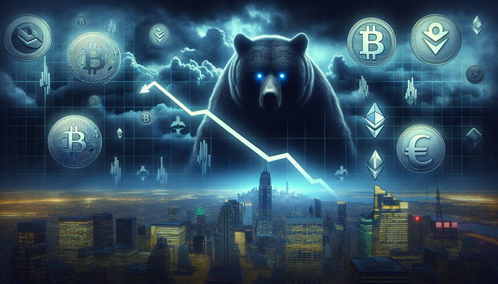 Cryptocurrency market faces significant downturn amid bearish trends