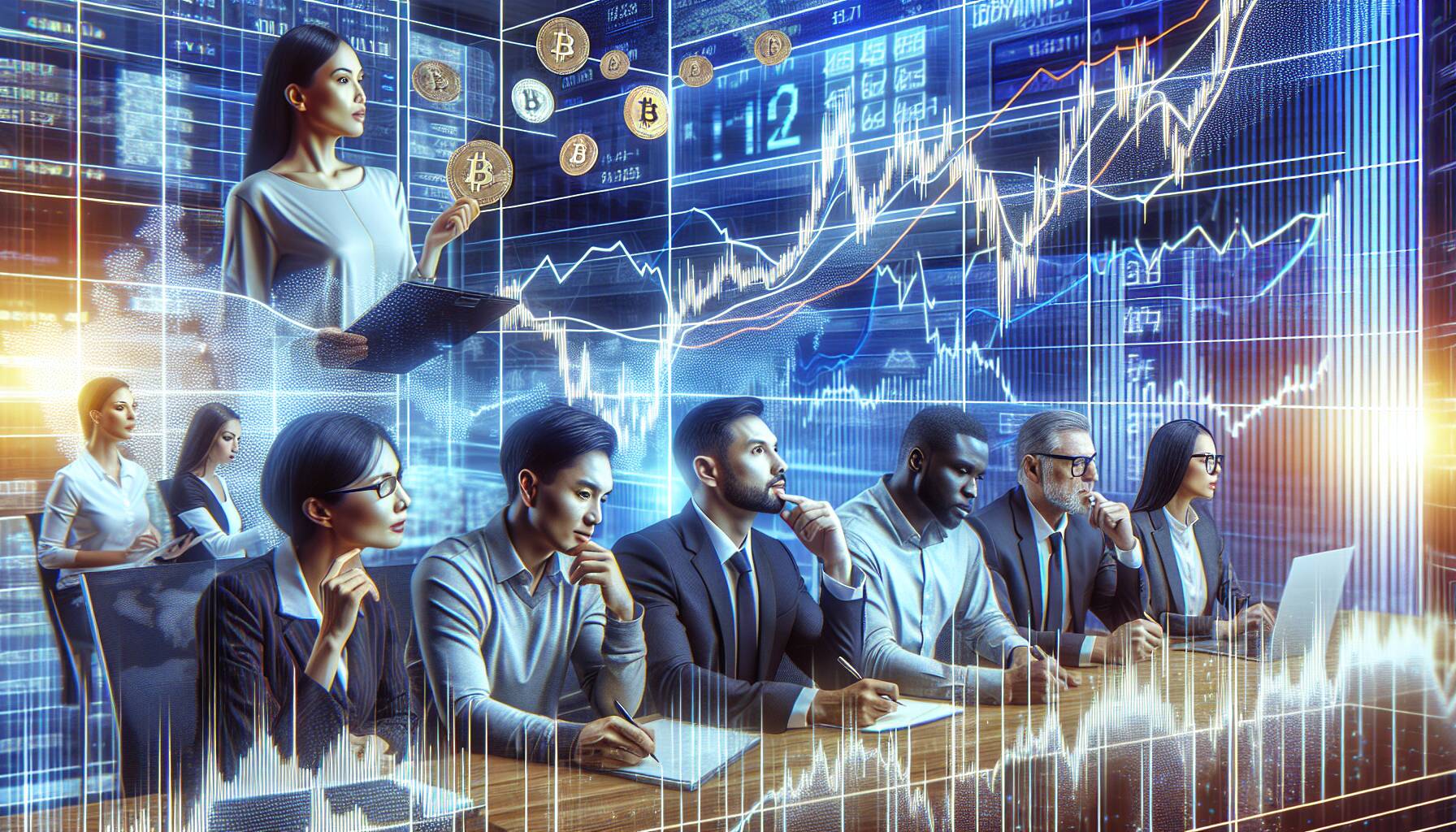 Cryptocurrency market fluctuations and investor sentiment