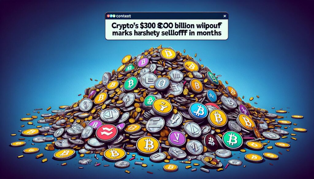 Crypto’s $300 Billion Wipeout Marks Harshest Selloff in Months - Bloomberg.com