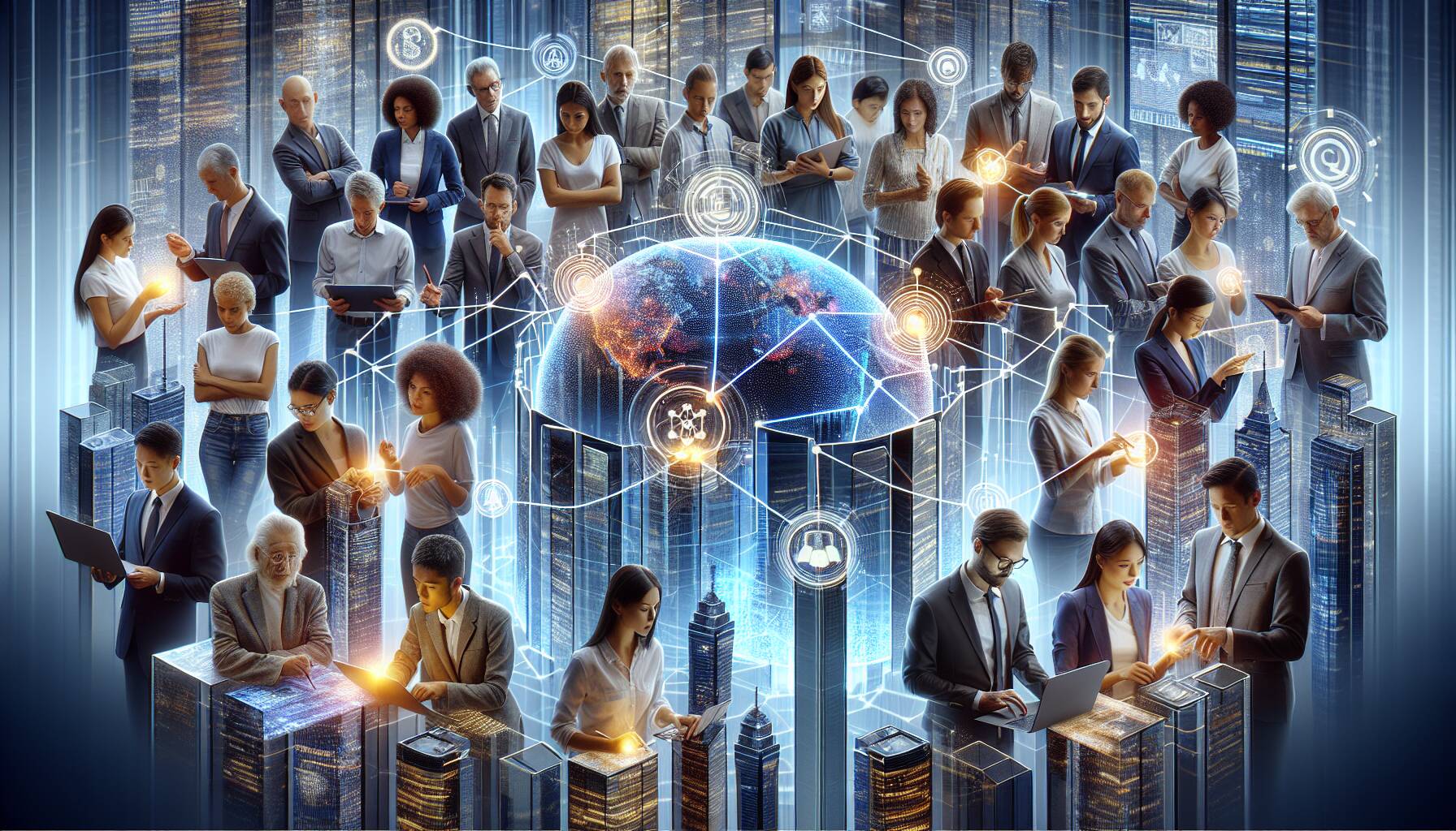 Decentralizing access in AI investment markets