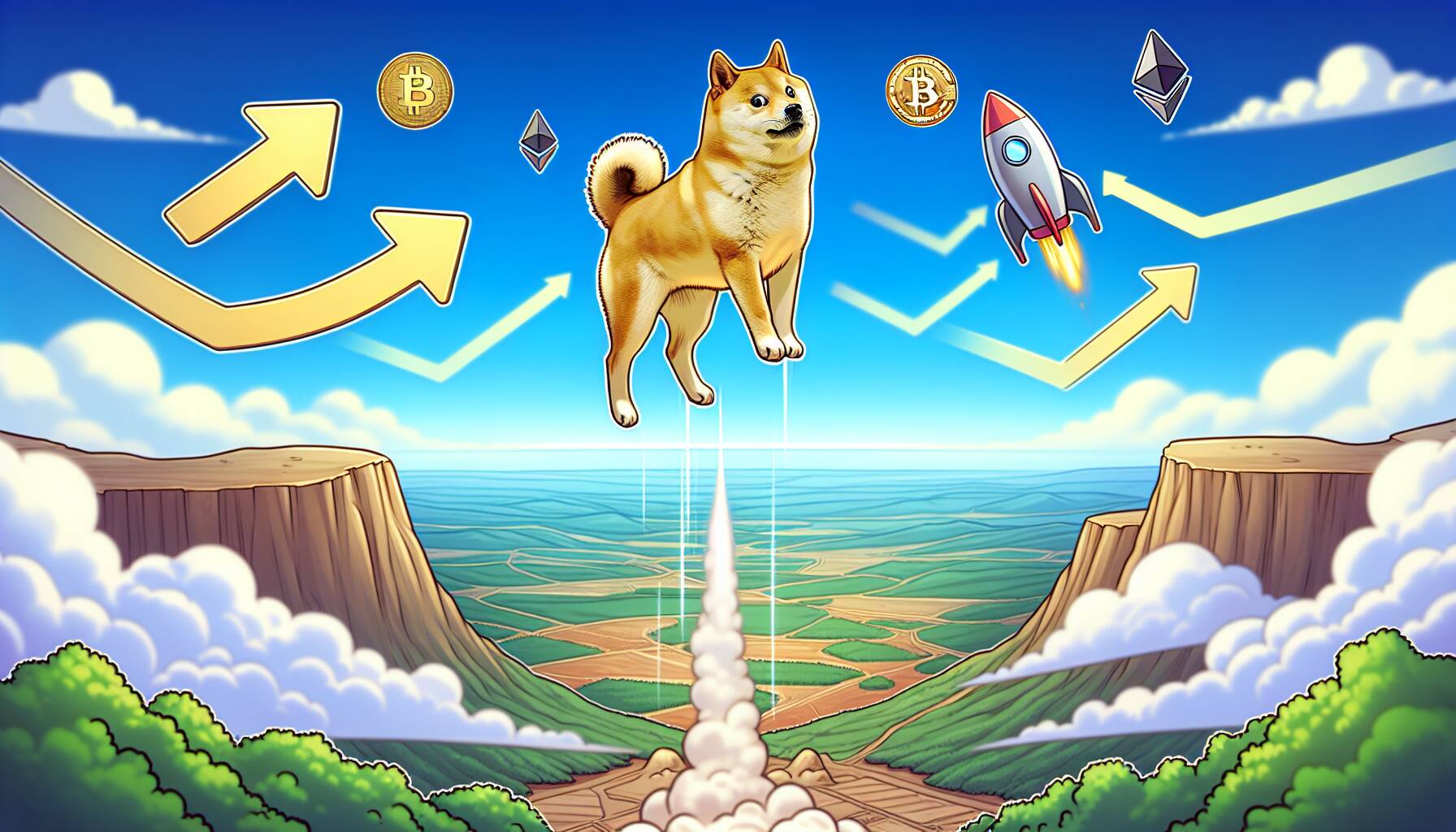 Dogecoin Price Skyrockets as DOGE Massively Outpaces Bitcoin, Ethereum Gains - Decrypt