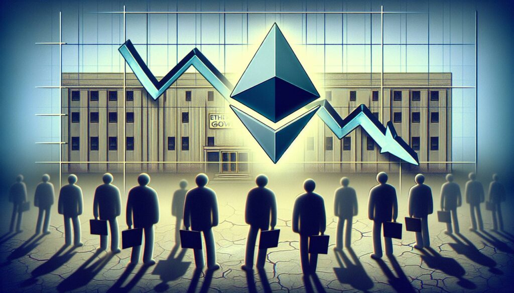 Ethereum struggles as market fears rise over government shutdown