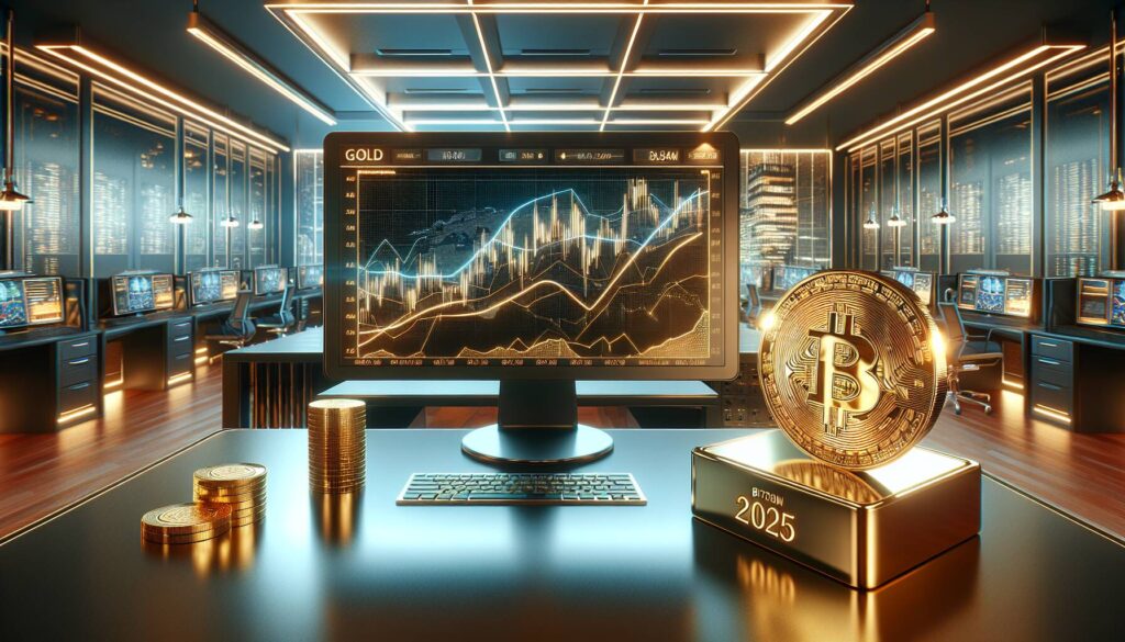 Gold and bitcoin performance in 2025
