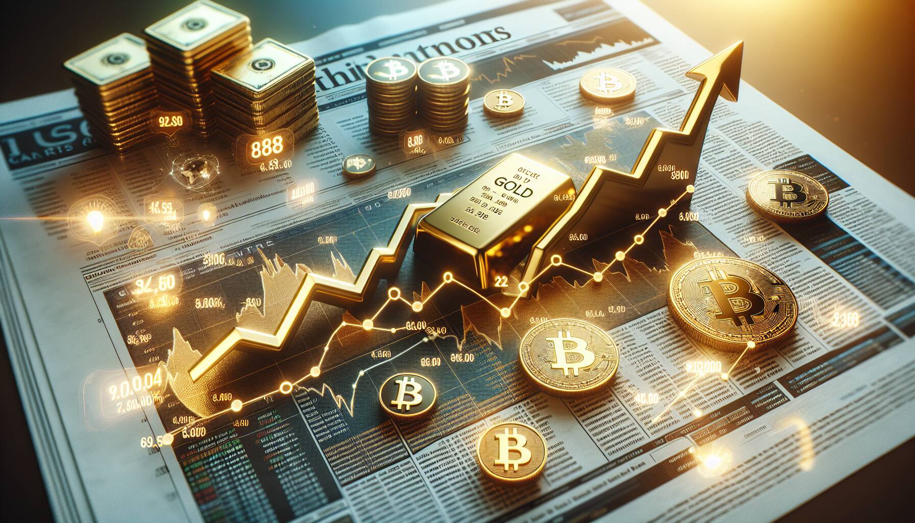 Gold's price surge and its impact on Bitcoin and markets