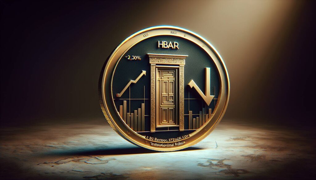 HBAR faces selling pressure amid institutional pullback