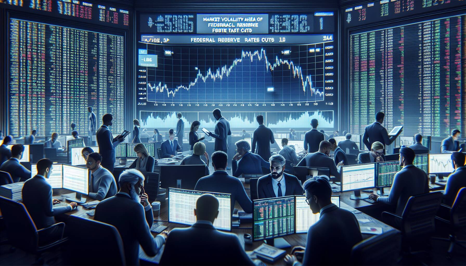 Market volatility ahead of Federal Reserve rate cuts