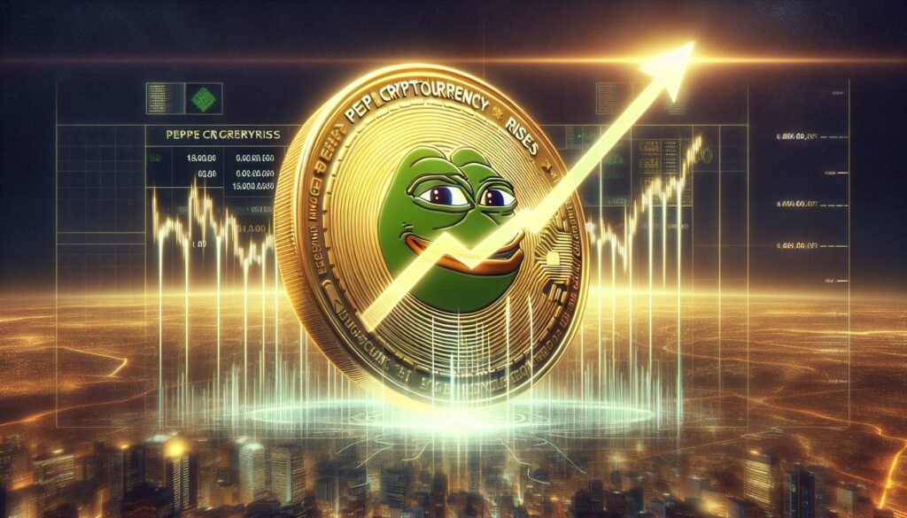 PEPE cryptocurrency rises amid memecoin market trend