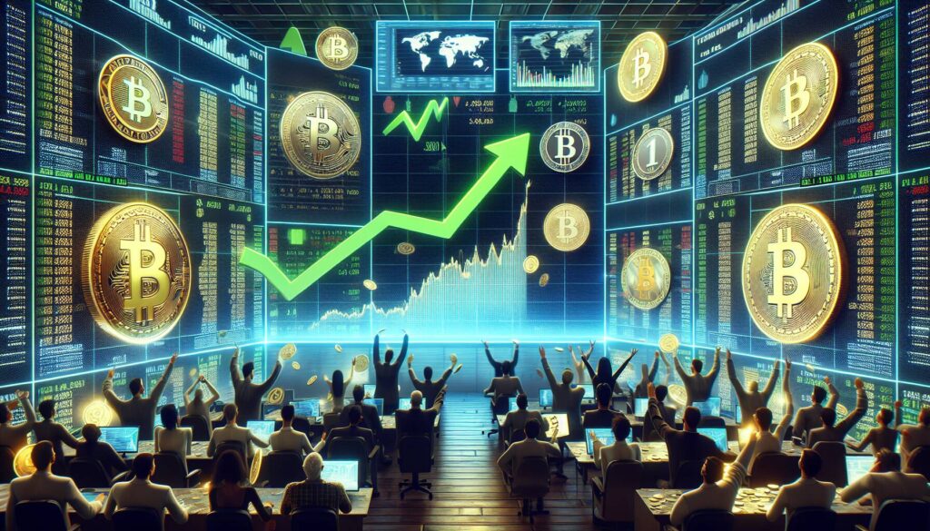 Positive momentum in cryptocurrency market