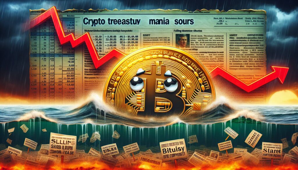 Shares in bitcoin hoarders sink as crypto treasury mania sours - Financial Times