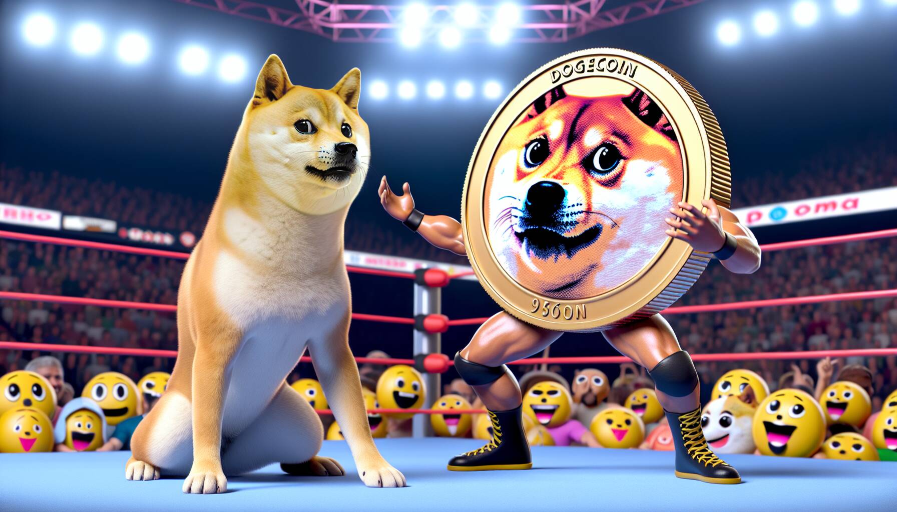 Shiba Inu and Dogecoin compete for dominance in the meme coin market