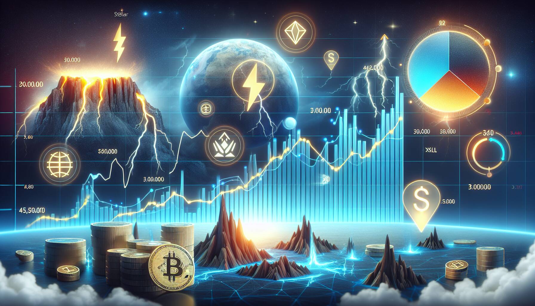 Stellar's XLM token experiences sharp volatility and market shifts