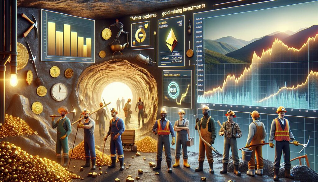 Tether explores gold mining investments