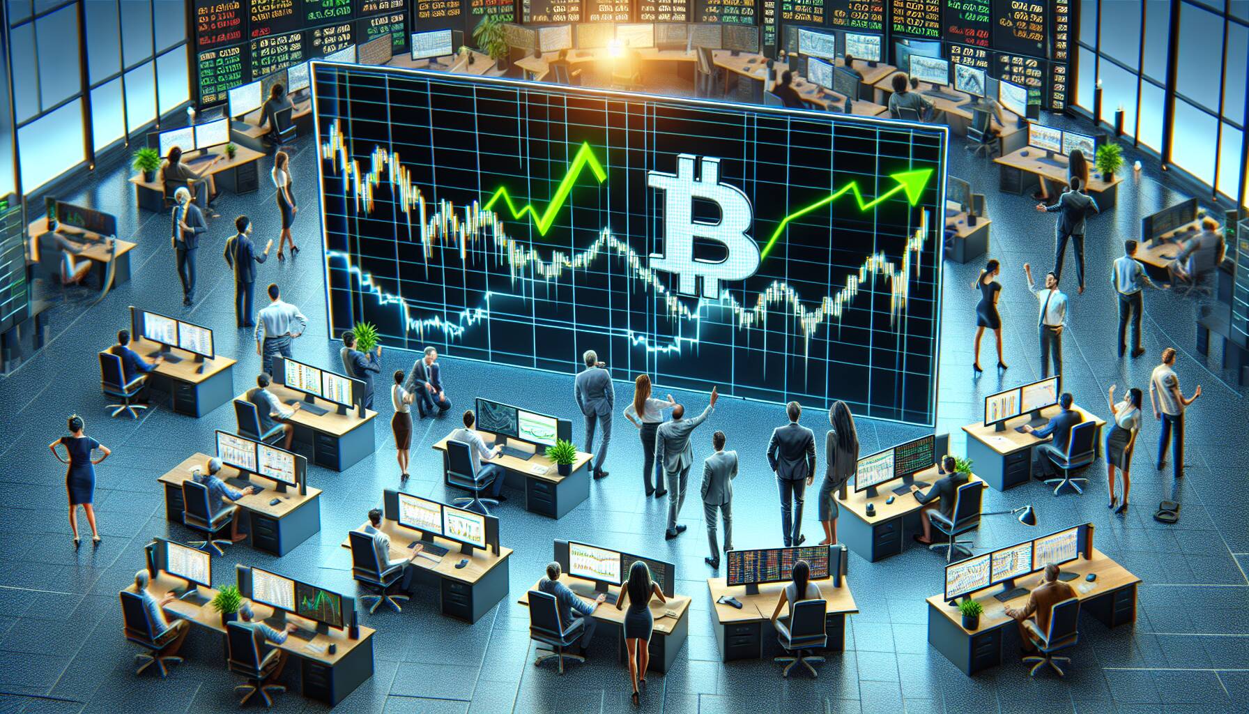 Traders capitalize on market decline in cryptocurrency rebound