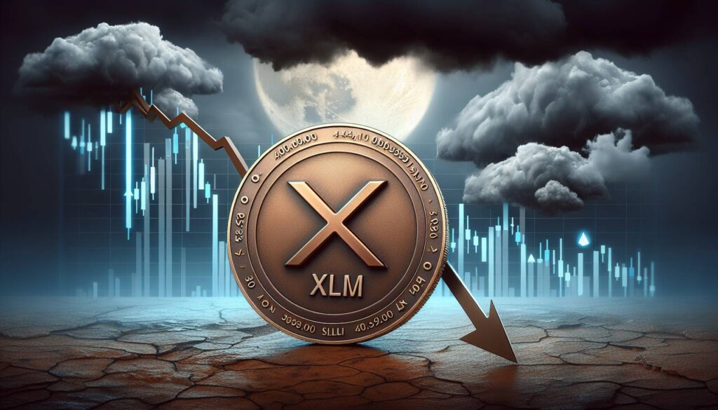 XLM token struggles with bearish trend and selling pressure
