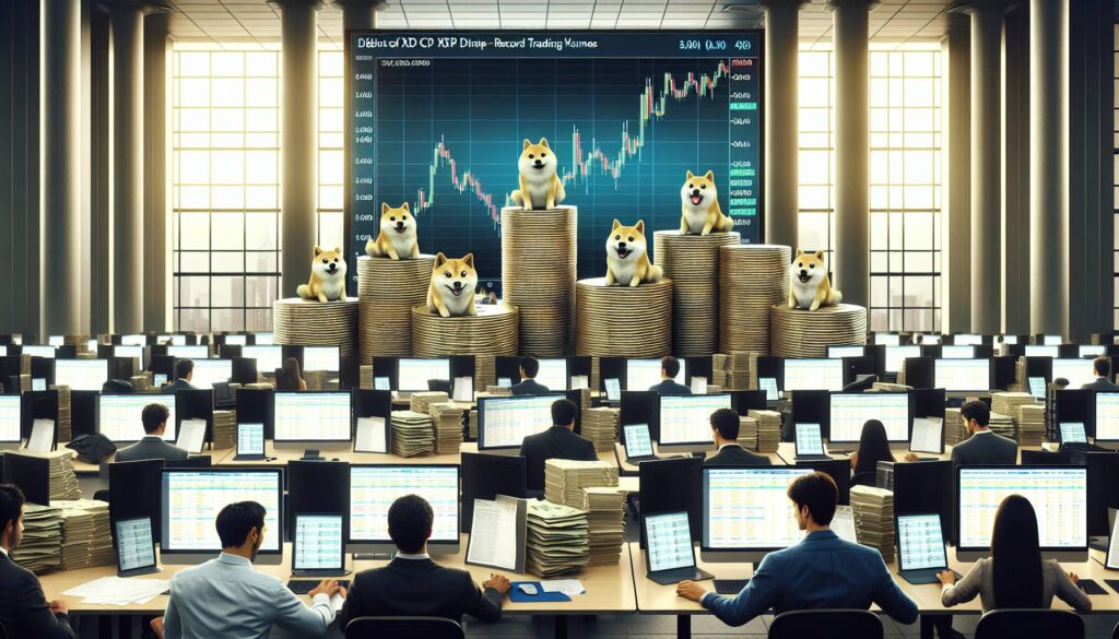XRP and Dogecoin ETFs debut with record trading volumes