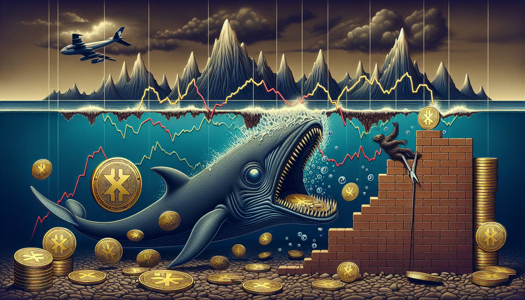 XRP experiences volatility amid whale accumulation and market resistance