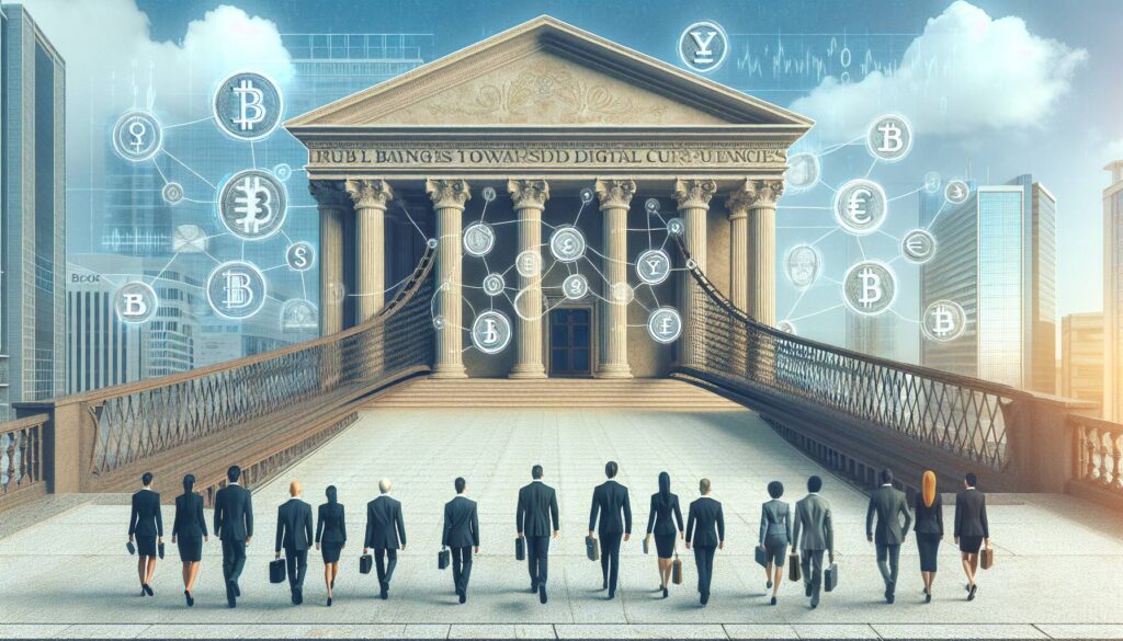 Banking's cautious move toward digital currencies