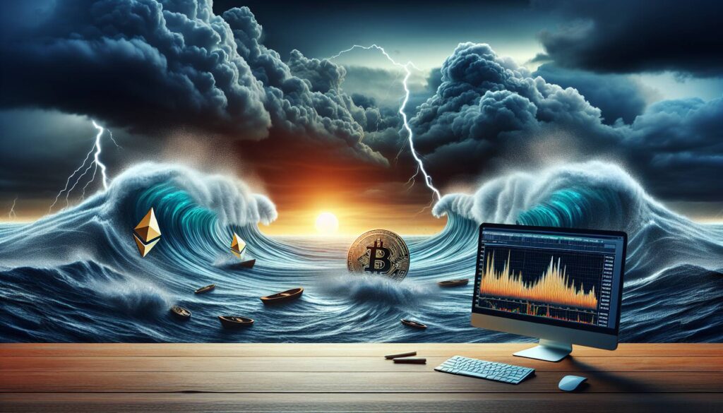 Bitcoin and Ethereum face volatile corrections in cryptocurrency market