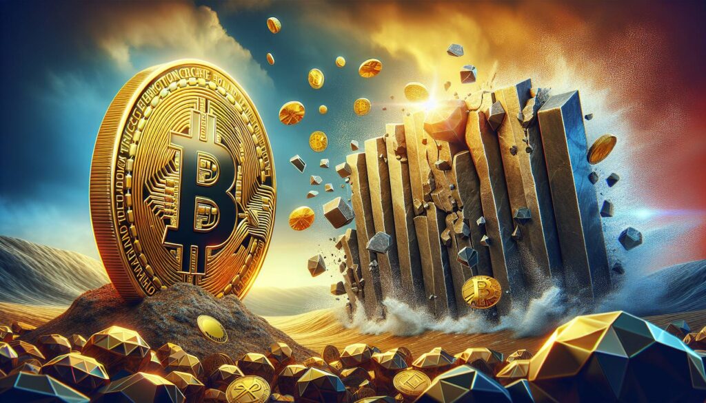 Bitcoin approaches critical resistance as altcoins gain momentum