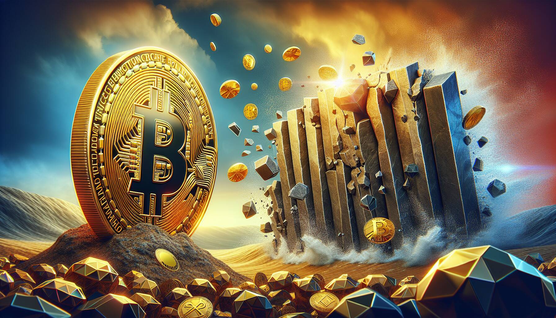 Bitcoin approaches critical resistance as altcoins gain momentum