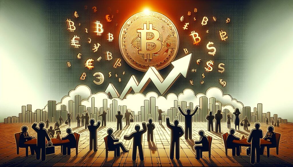 Bitcoin Approaches Record as ‘Debasement’ Trade Spurs Risk Rally - Bloomberg.com