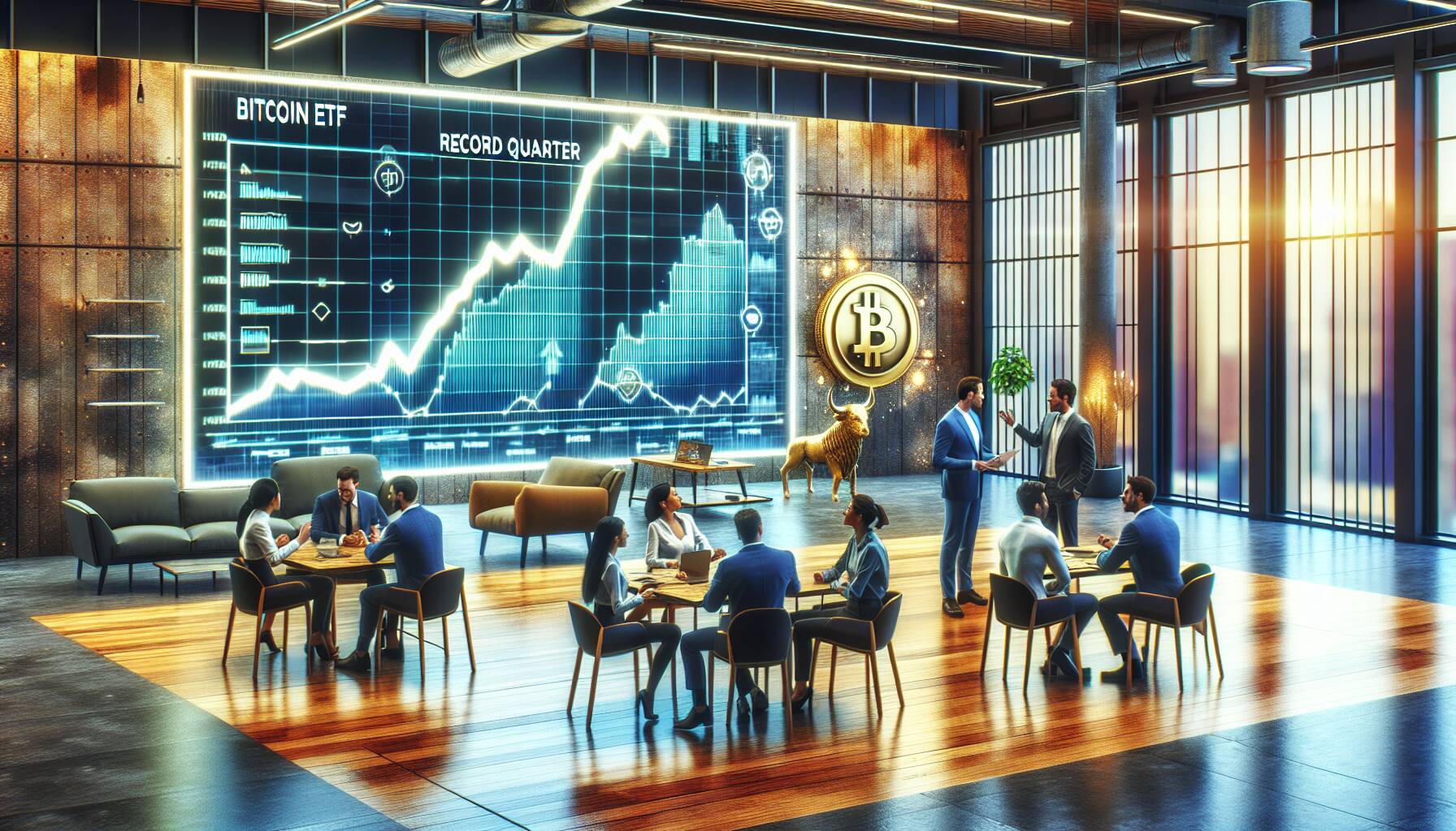 Bitcoin ETF inflows set for record quarter