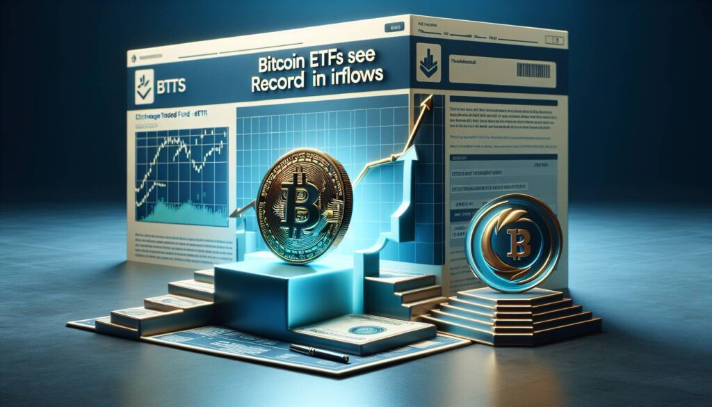 Bitcoin ETFs see record inflows as BlackRock's IBIT leads growth