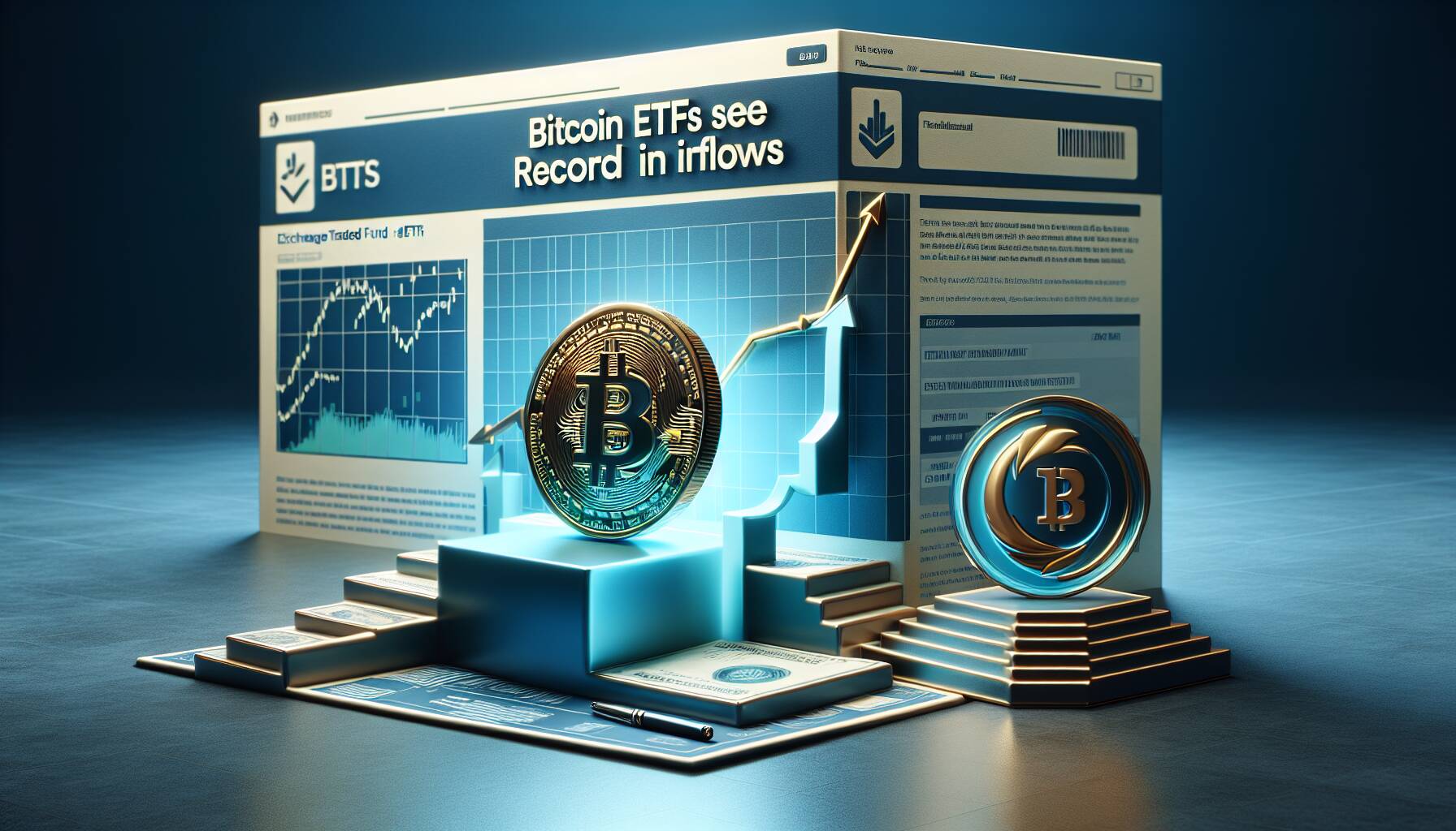 Bitcoin ETFs see record inflows as BlackRock's IBIT leads growth