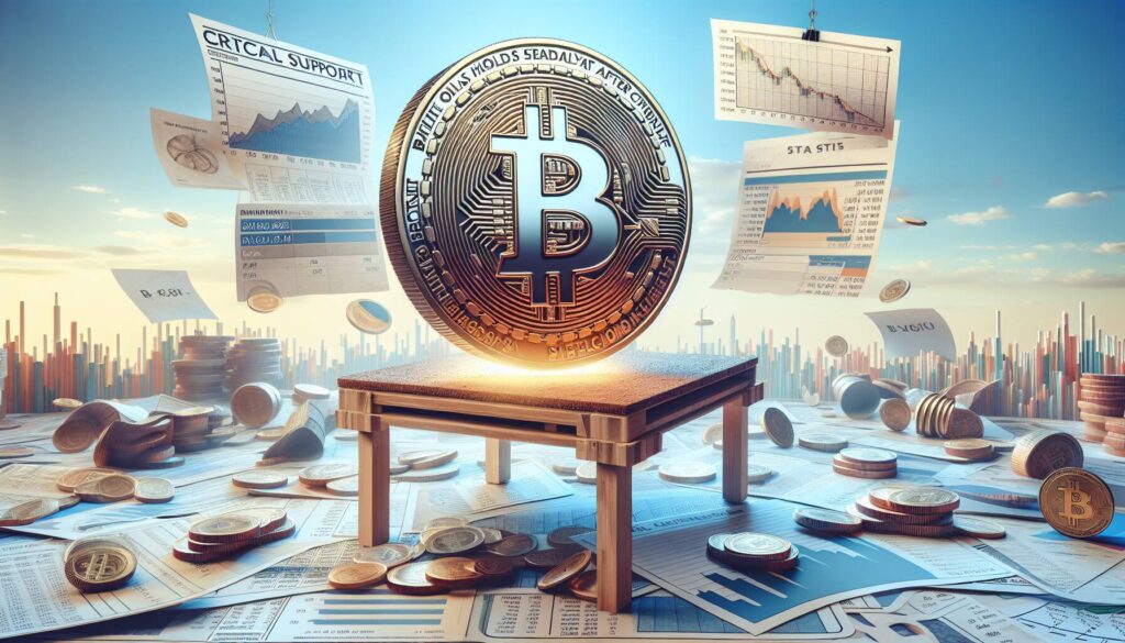 Bitcoin holds steady at critical support after significant sell-off