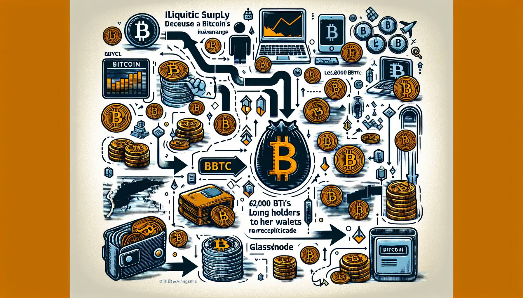 Bitcoin illiquid supply declines as 62,000 BTC moves out of long-term holder wallets: Glassnode - theblock.co