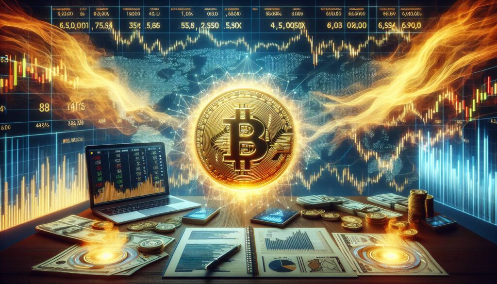 Bitcoin navigates stability amid heightened trading activity