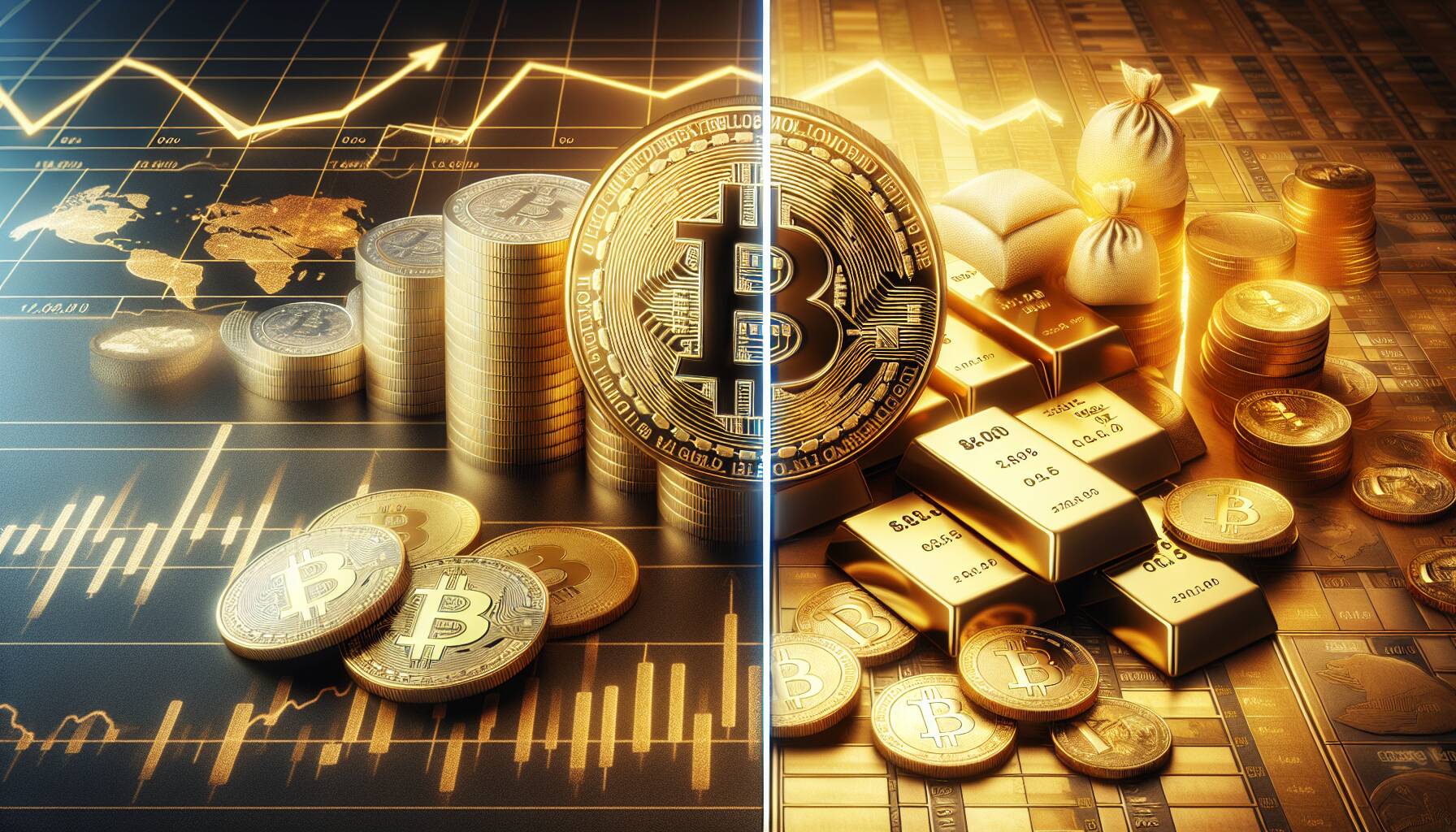 Bitcoin rebounds as gold maintains dominance in investment strategy